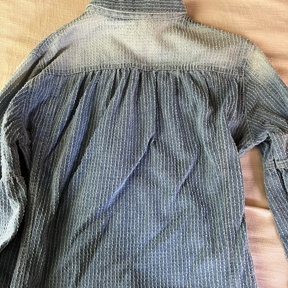 Reap the Sew Boutique Denim Blouse - Picture 4 of 5